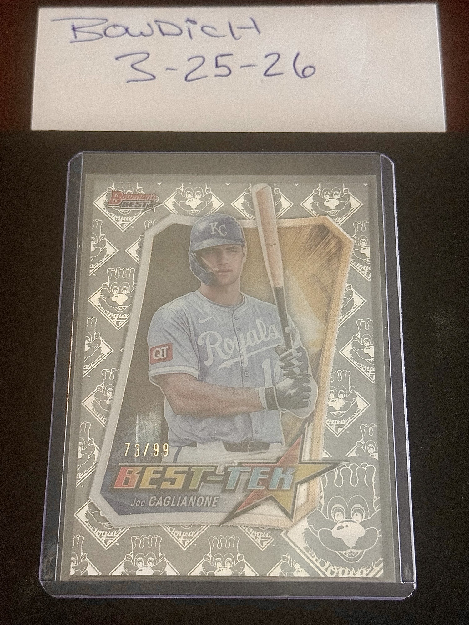 2025 Bowmans Best-Tek Jac Caglianone /99