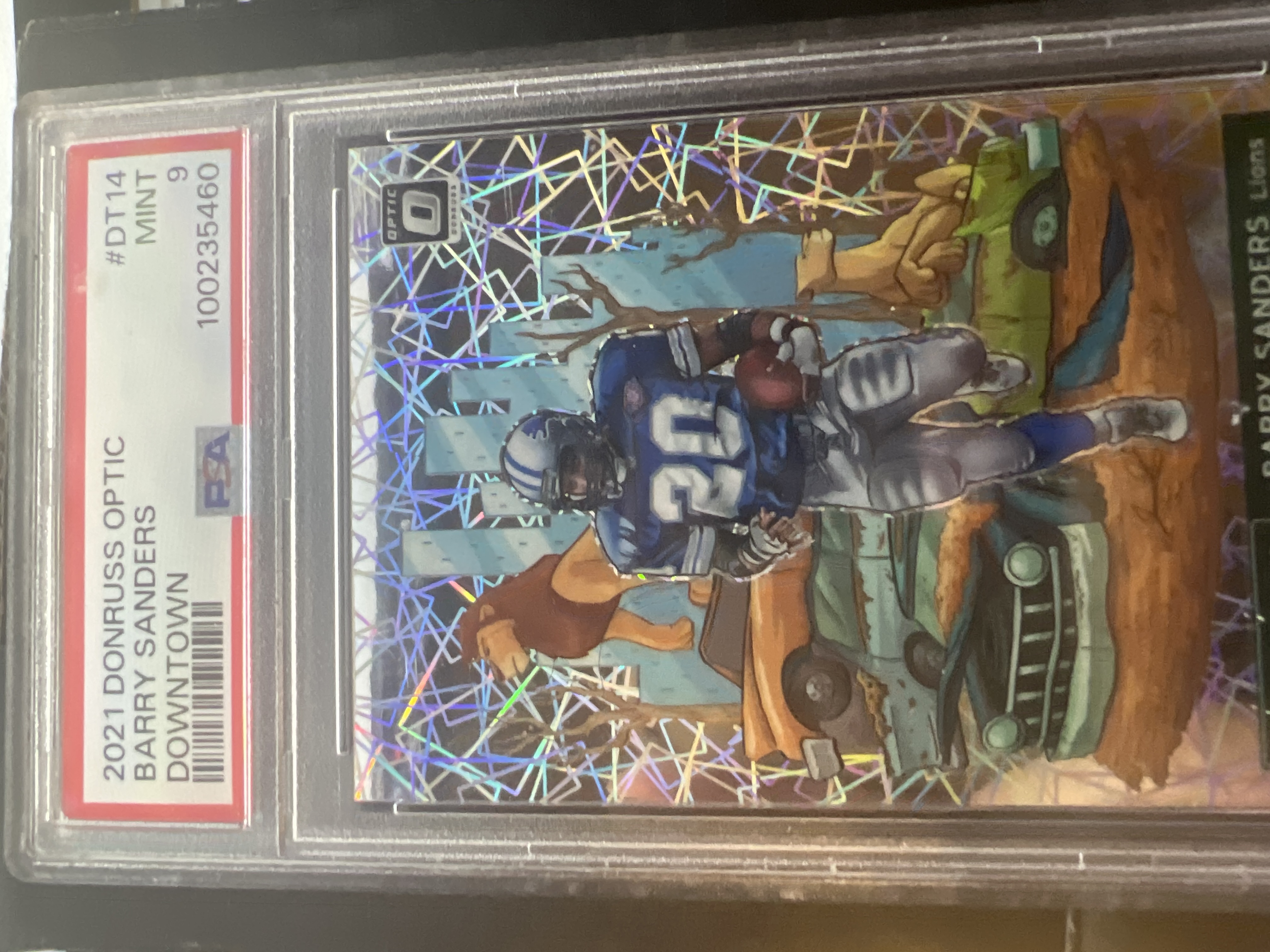 2021 - Panini Optic - Barry Sanders - DOWNTOWN - PSA - 9