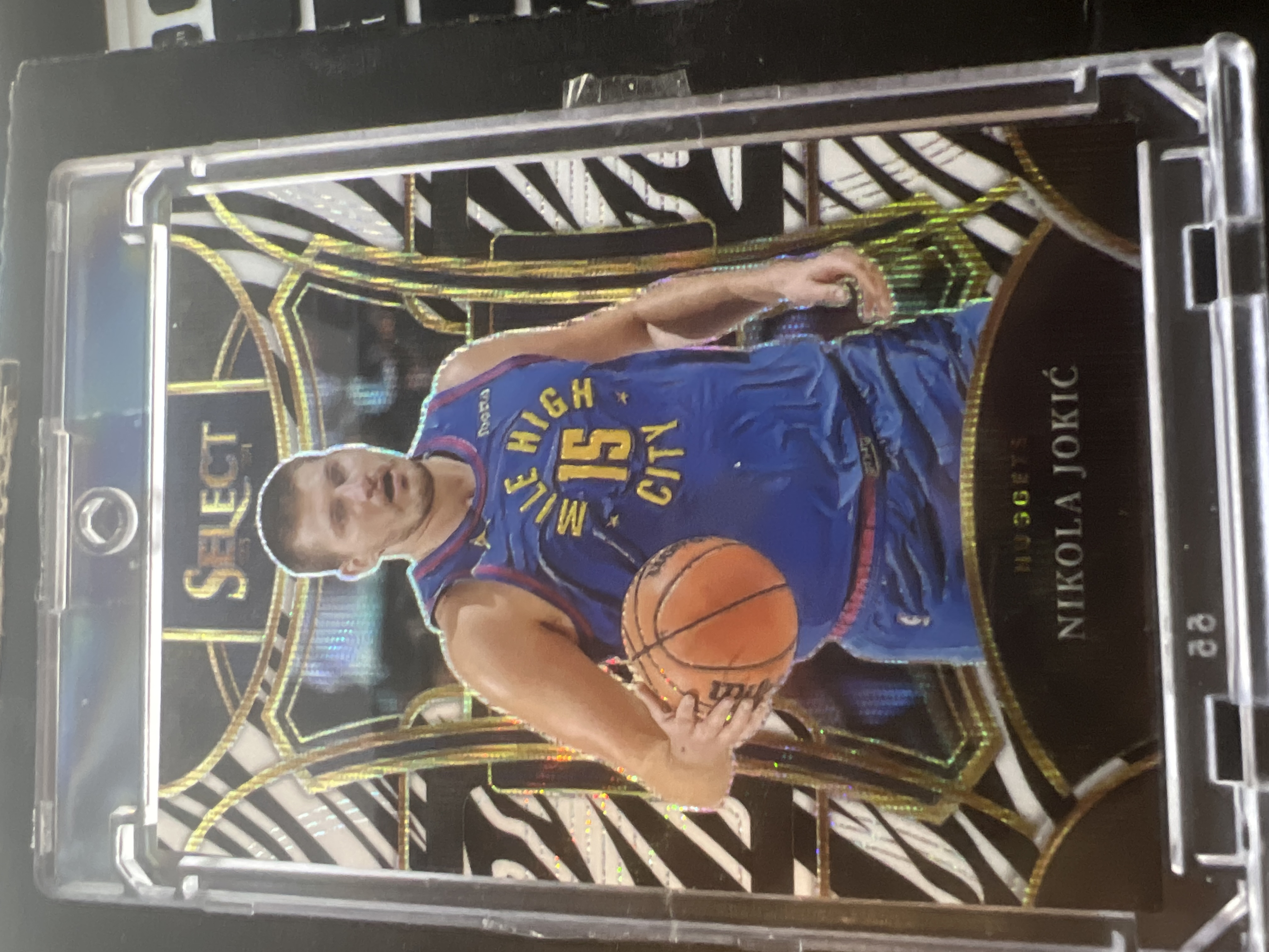 2023-24 - Panini Select - Nikola Jokic - Case Hit Zebra - mezzanine level - SSP