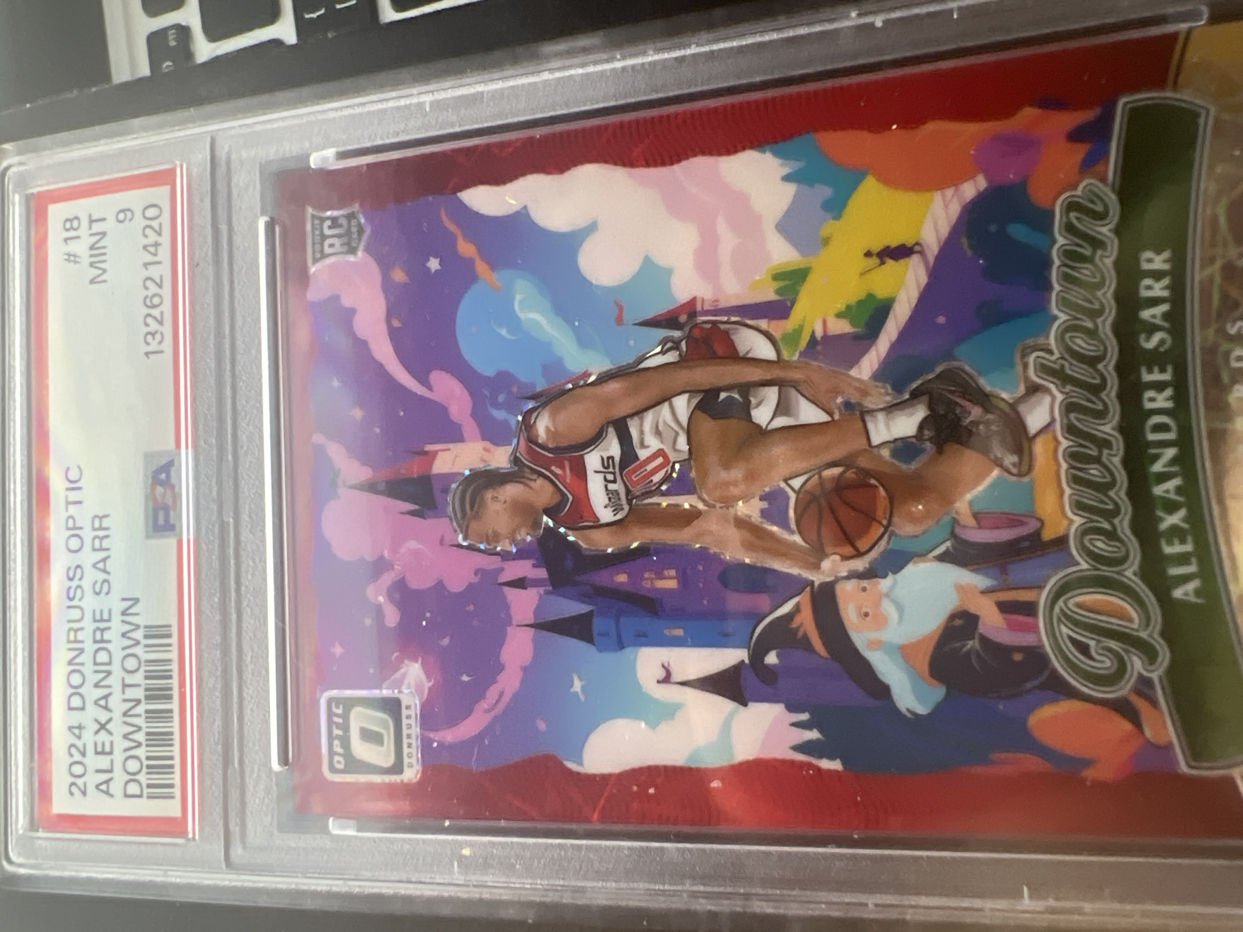 2024 - Panini optic - Alexandre Sarr - Rookie DOWNTOWN - PSA - 9 #18