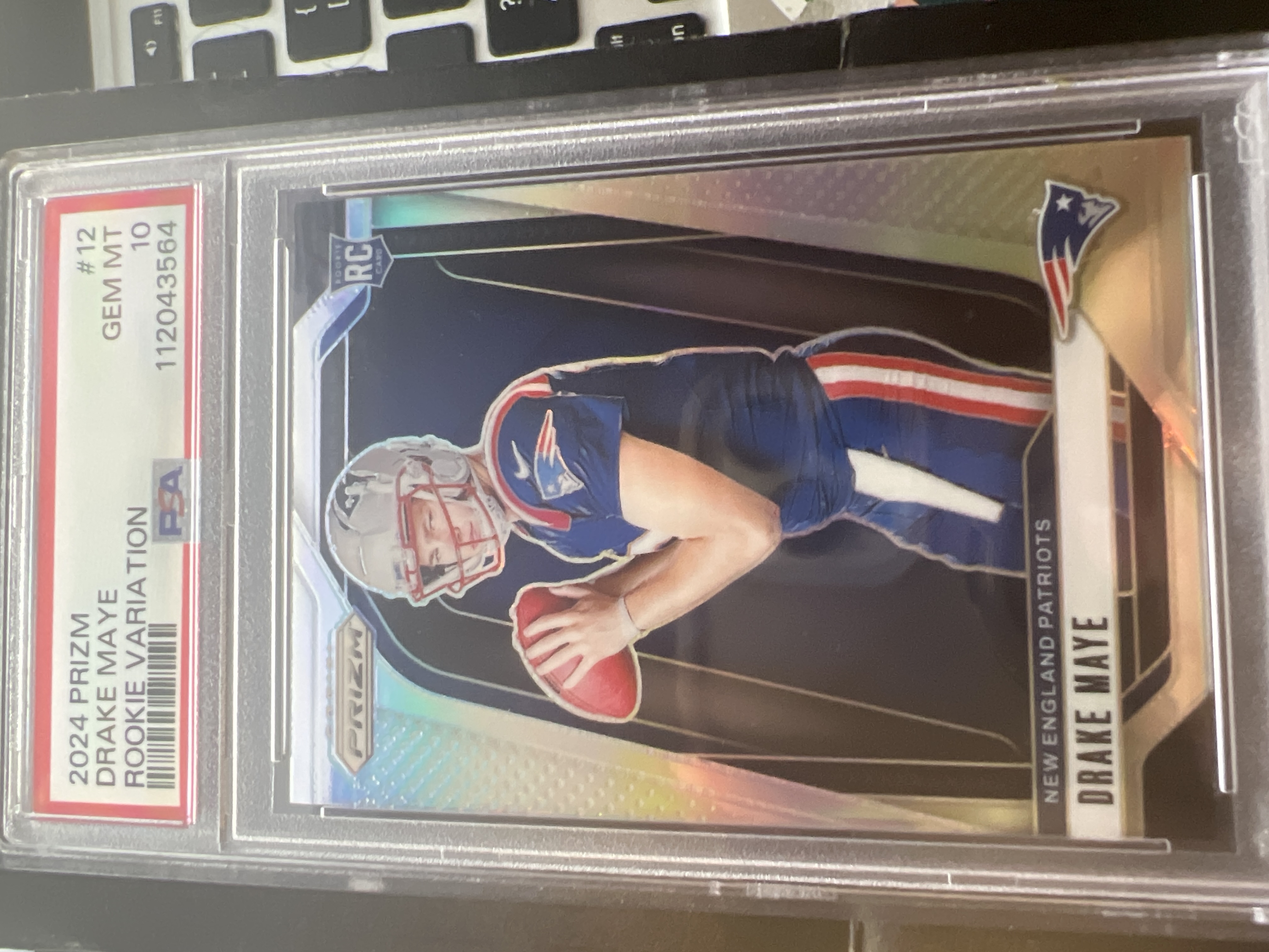 2024 Prizm - Drake Maye - Rookie Silver Variation PSA 10