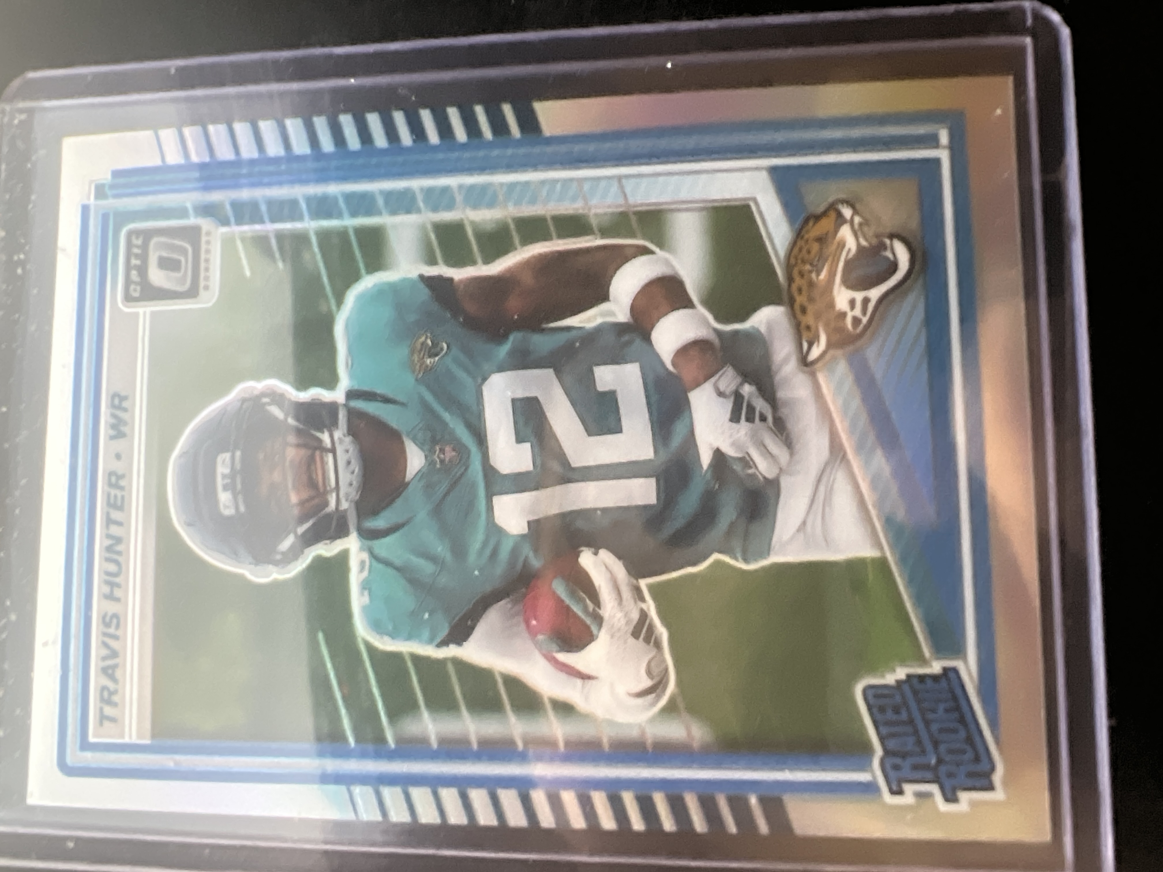 2025 Panini Optic - Travis Hunter - Holo - Rookie Refractor - Jaguars š