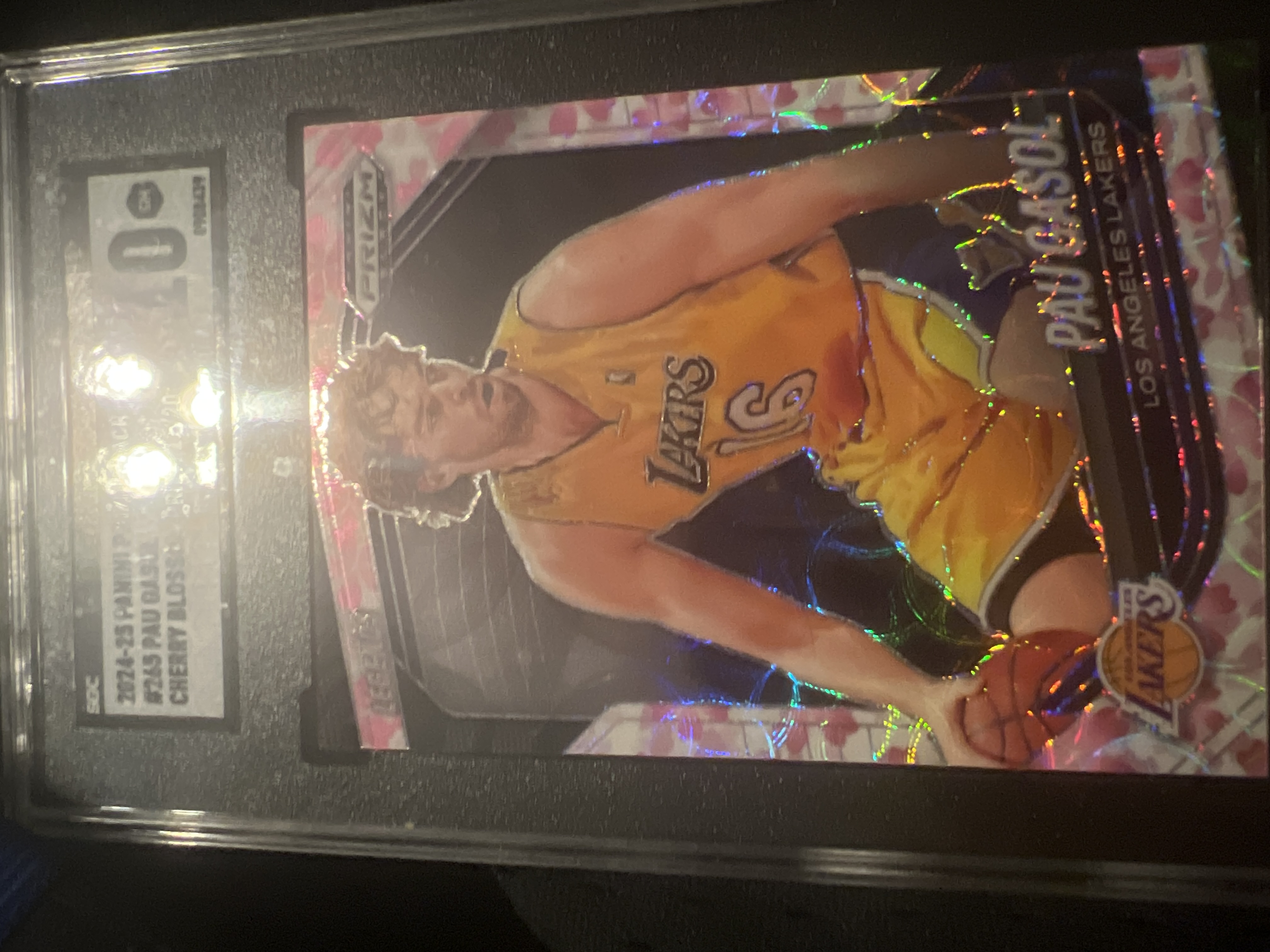 2024-25 panini Prizm Black - Pau Gasol - Cherry blossom /20 SGC - 10 #265
